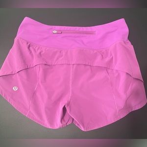 Perfect condition Lululemon Speed Up shorts